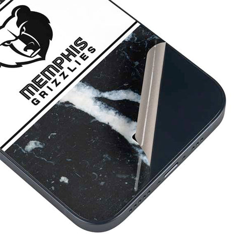 NBA Memphis Grizzlies Marble iPhone 15 Skin