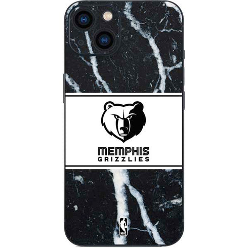 NBA Memphis Grizzlies Marble iPhone 15 Skin