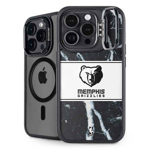 NBA Memphis Grizzlies Marble iPhone 16 Pro Kickstand Case
