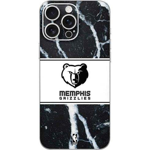 NBA Memphis Grizzlies Marble iPhone 16 Pro Max Skin