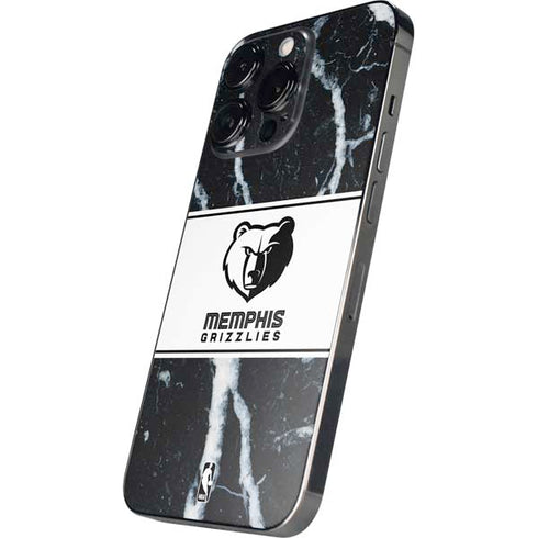 NBA Memphis Grizzlies Marble iPhone 16 Pro Max Skin