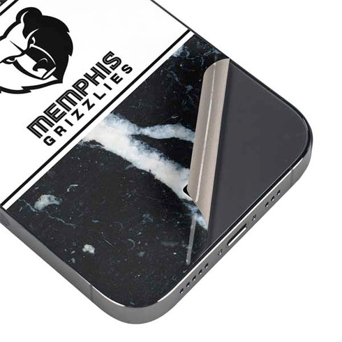 NBA Memphis Grizzlies Marble iPhone 16 Pro Max Skin