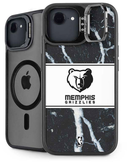 NBA Memphis Grizzlies Marble iPhone 16e Kickstand Case