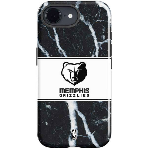 NBA Memphis Grizzlies Marble iPhone 16e Impact Case
