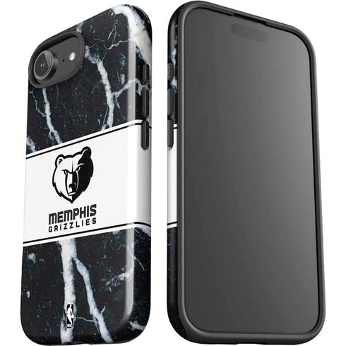 NBA Memphis Grizzlies Marble iPhone 16e Impact Case