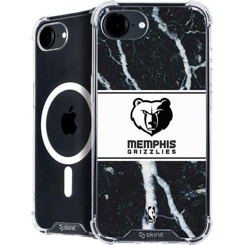 NBA Memphis Grizzlies Marble iPhone 16e MagSafe Case
