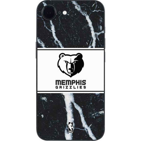 NBA Memphis Grizzlies Marble iPhone 16e Skin