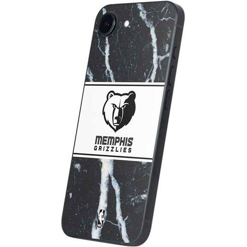 NBA Memphis Grizzlies Marble iPhone 16e Skin