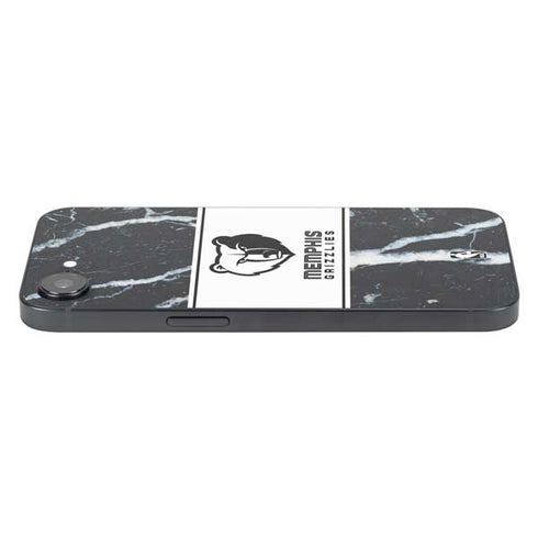 NBA Memphis Grizzlies Marble iPhone 16e Skin