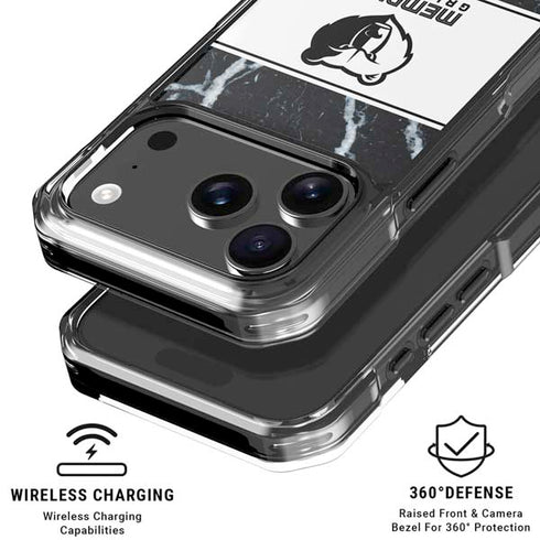 NBA Memphis Grizzlies Marble iPhone 18 Pro Clear Case