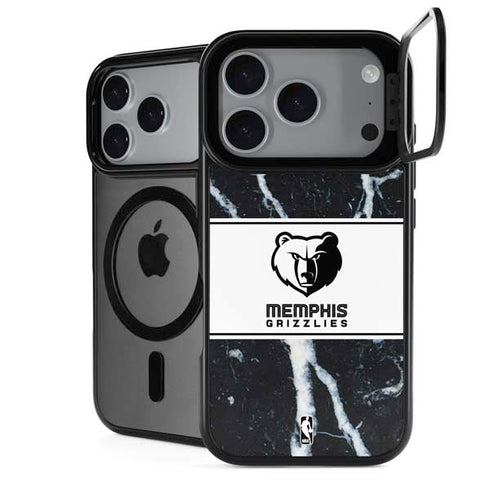 NBA Memphis Grizzlies Marble iPhone 18 Pro Max Kickstand Case