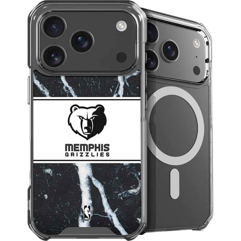 NBA Memphis Grizzlies Marble iPhone 18 Pro Max MagSafe Case