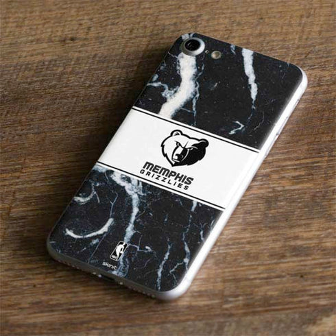 NBA Memphis Grizzlies Marble iPhone 7 Skin