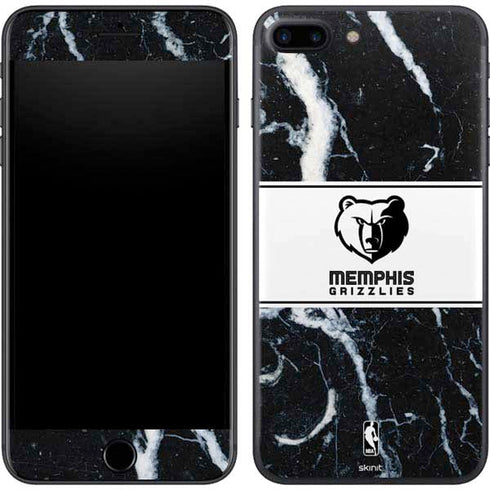 NBA Memphis Grizzlies Marble iPhone 8 Plus Skin