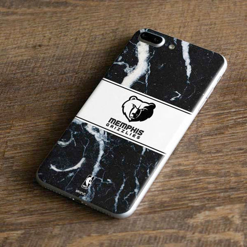 NBA Memphis Grizzlies Marble iPhone 8 Plus Skin
