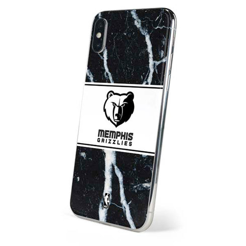 NBA Memphis Grizzlies Marble iPhone XS Skin
