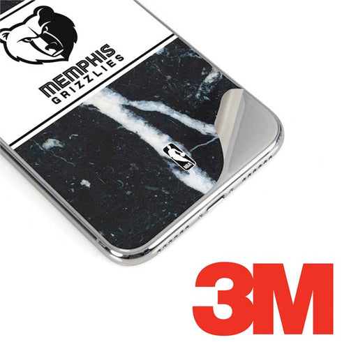 NBA Memphis Grizzlies Marble iPhone XS Skin