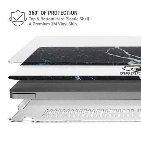 NBA Memphis Grizzlies Marble MacBook Pro 14in (2021-24) Case plus Skin