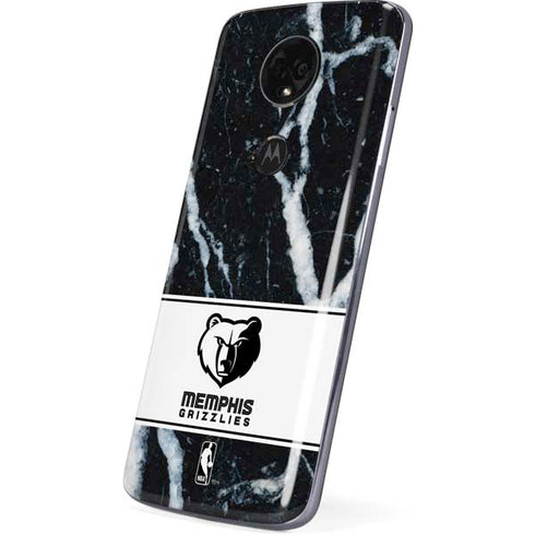 NBA Memphis Grizzlies Marble Moto E5 Plus Skin