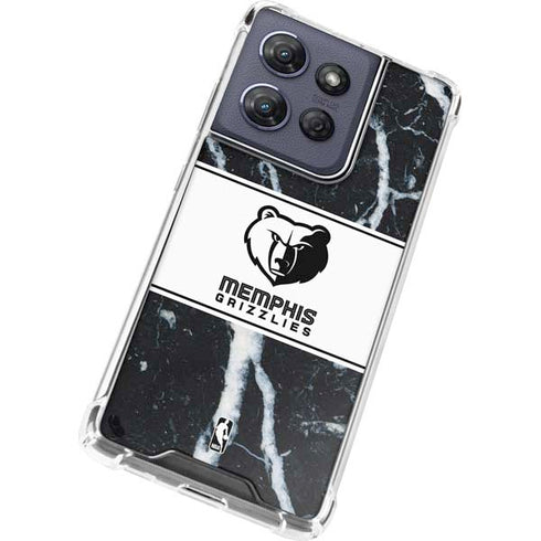 NBA Memphis Grizzlies Marble Moto G Play 5G (2025) Clear Case