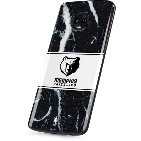 NBA Memphis Grizzlies Marble Moto G6 Skin