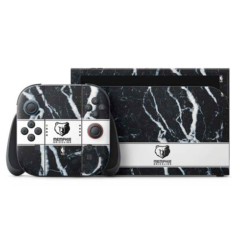 NBA Memphis Grizzlies Marble Nintendo Switch 2 (2025) with Joy-Con Skin