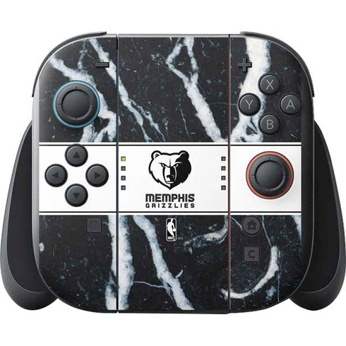 NBA Memphis Grizzlies Marble Nintendo Switch 2 (2025) with Joy-Con Skin