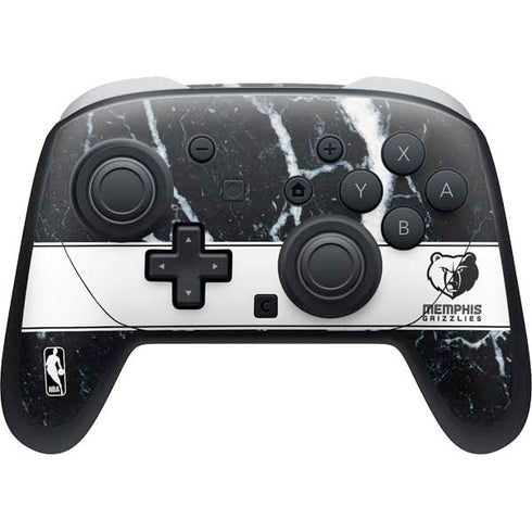 NBA Memphis Grizzlies Marble Nintendo Switch 2 (2025) Pro Controller Skin