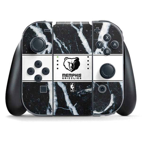 NBA Memphis Grizzlies Marble Nintendo Switch (2017-2021) Joy-Con Controller Skin