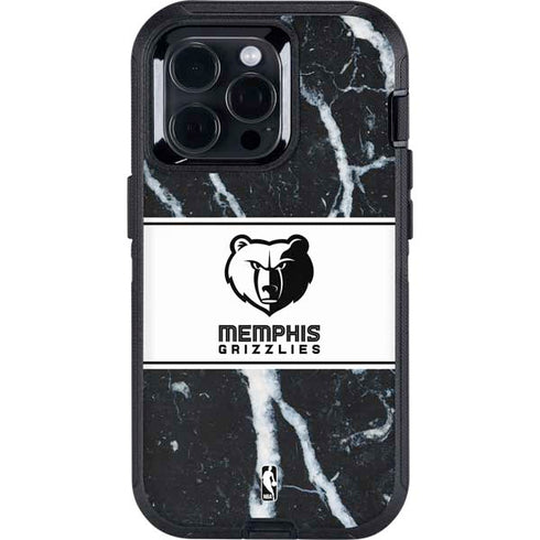 NBA Memphis Grizzlies Marble Otterbox Defender iPhone Skin