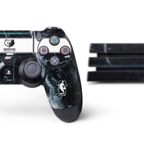 NBA Memphis Grizzlies Marble PS4 Pro Bundle Skin