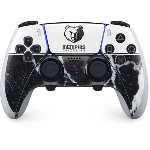 NBA Memphis Grizzlies Marble PS5 DualSense Edge Pro Controller Skin