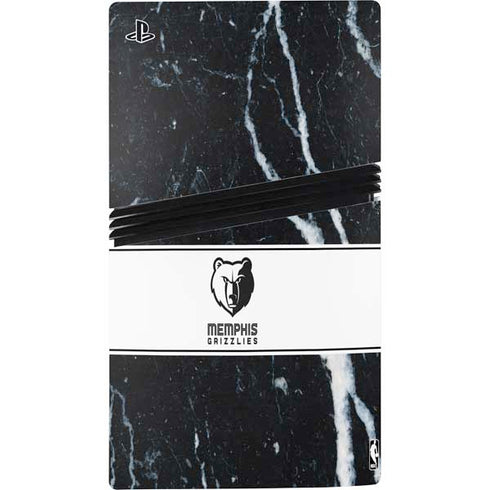 NBA Memphis Grizzlies Marble PS5 Pro Bundle Skin