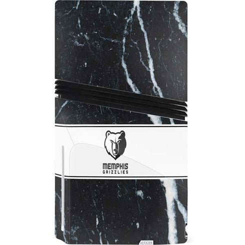 NBA Memphis Grizzlies Marble PS5 Pro Disk Bundle Skin