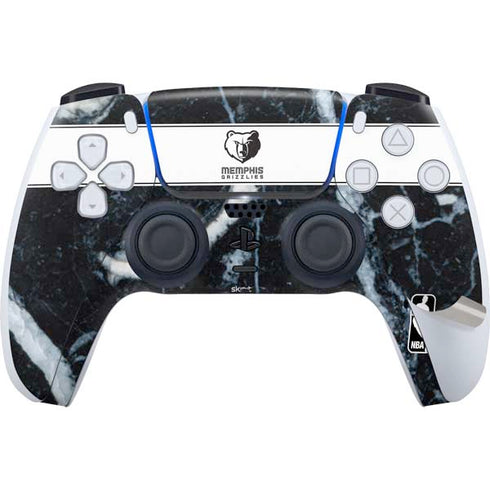 NBA Memphis Grizzlies Marble PS5 Pro Disk Bundle Skin