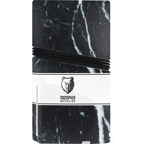 NBA Memphis Grizzlies Marble PS5 Pro Disk Console Skin