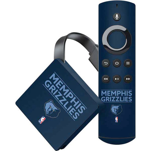 NBA Memphis Grizzlies Standard - Blue Amazon Fire TV Skin