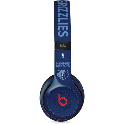 NBA Memphis Grizzlies Standard - Blue Beats Solo 3 Wireless Skin