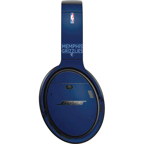 NBA Memphis Grizzlies Standard - Blue Bose QuietComfort 35 II Headphones Skin