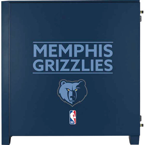 NBA Memphis Grizzlies Standard - Blue Corsair 4000D Tempered Glass Mid-Tower ATX Case Skin