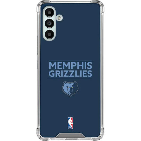 NBA Memphis Grizzlies Standard - Blue Galaxy A13 5G Clear Case