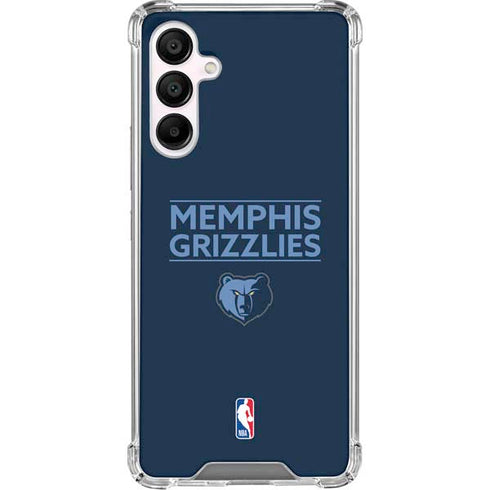 NBA Memphis Grizzlies Standard - Blue Galaxy A16 5G Clear Case