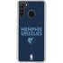 NBA Memphis Grizzlies Standard - Blue Galaxy A21 Clear Case