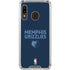 NBA Memphis Grizzlies Standard - Blue Galaxy A30 Clear Case