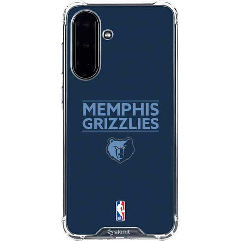 NBA Memphis Grizzlies Standard - Blue Galaxy A36 5G Clear Case