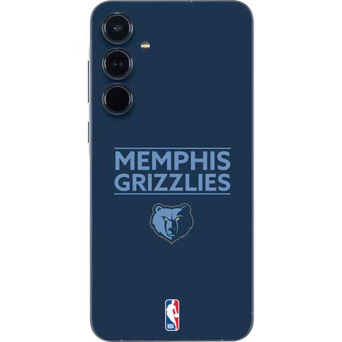 NBA Memphis Grizzlies Standard - Blue Galaxy A55 5G Skin