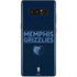 NBA Memphis Grizzlies Standard - Blue Galaxy Note 8 Skin