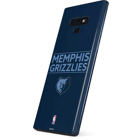NBA Memphis Grizzlies Standard - Blue Galaxy Note 9 Skin