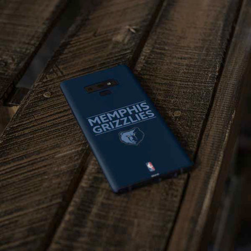 NBA Memphis Grizzlies Standard - Blue Galaxy Note 9 Skin