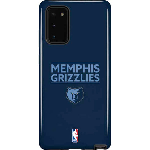 NBA Memphis Grizzlies Standard - Blue Galaxy Note20 5G Pro Case